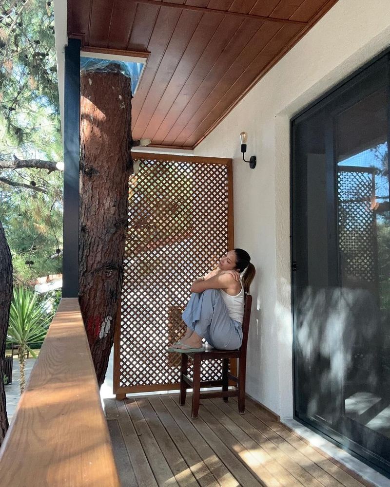 Verandalı bungalov